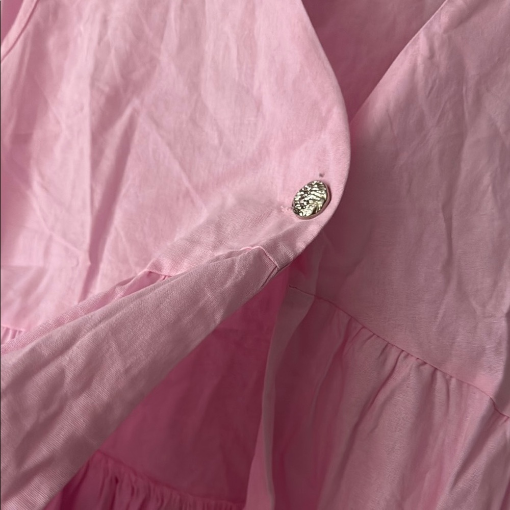 Women’s Wide Leg Two-Piece Set - Pink - Picture 3 of 4
